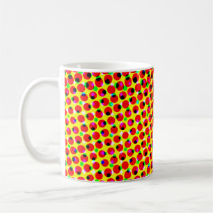 Vintage Comicen farbenfroh halftone Background abs Kaffeetasse