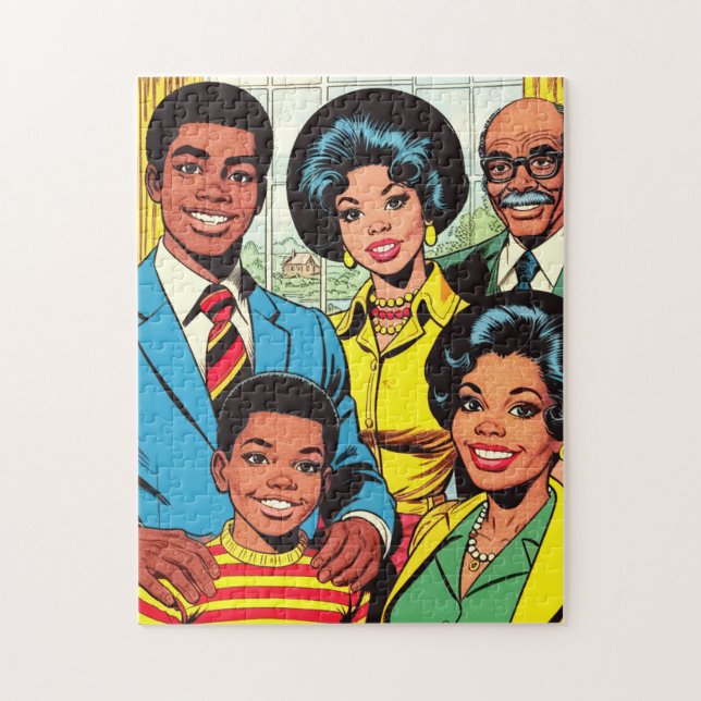 Vintage Comicen Puzzle (Vertikal)