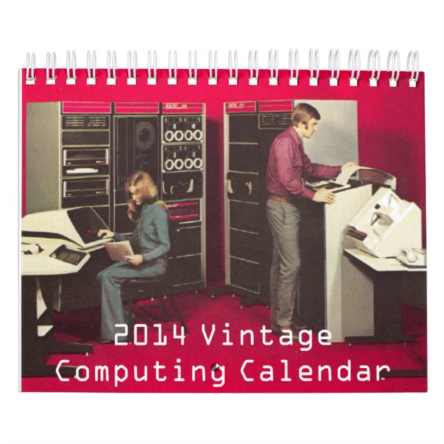 Vintage-Computer-Kalender Kalender (Titelbild)
