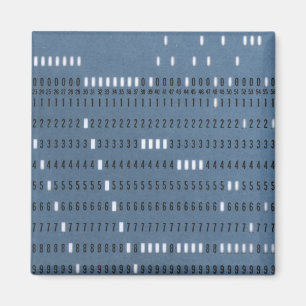 Vintage-Computer-Lochkarte Magnet