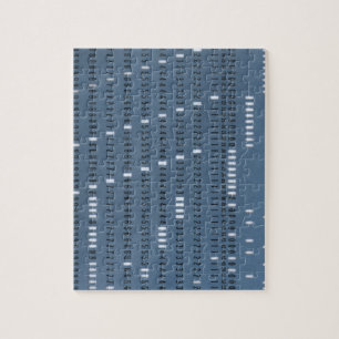 Vintage-Computer-Lochkarte Puzzle
