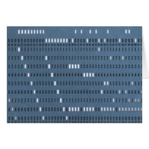 Vintage Computerkarte