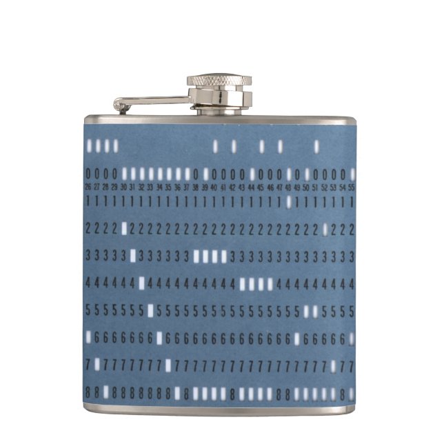 Vintage Computerkarte Flachmann (Vorderseite)