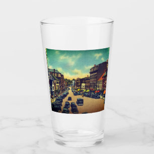 Vintage Congress Street, Portsmouth, NH Foto Glas