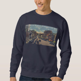 Vintage Congress Street, Portsmouth, NH Foto Sweatshirt
