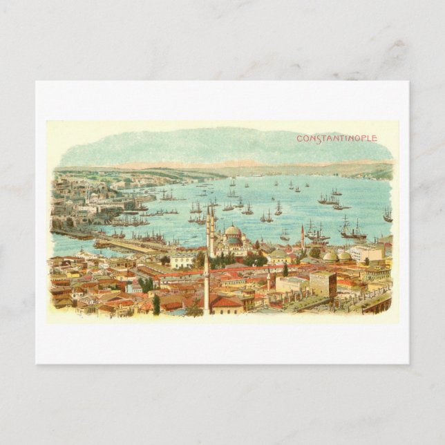 Vintage Constantinople Postkarte (Vorderseite)