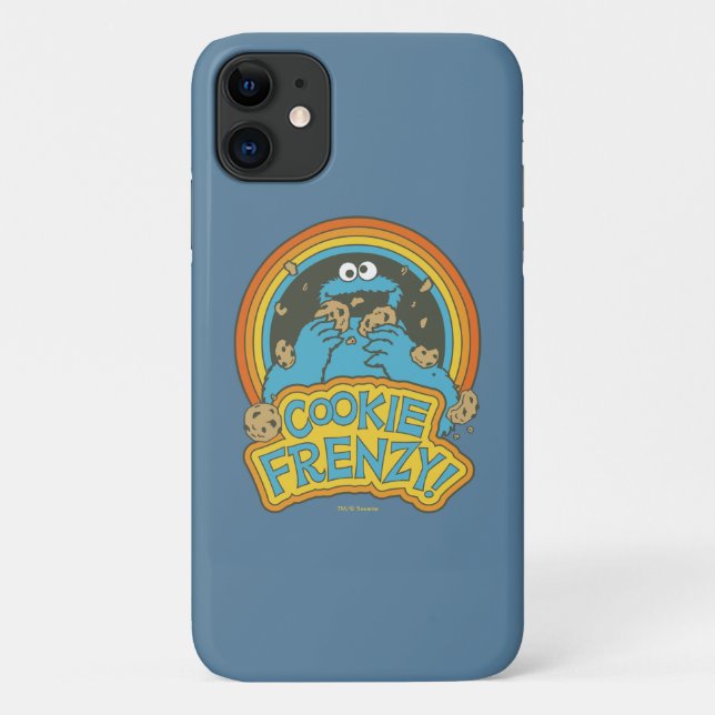Vintage Cookie Monster | Cookie Frenzy Case-Mate iPhone Hülle (Rückseite)