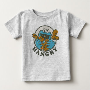Vintage Cookie Monster   Hungrig Baby T-shirt