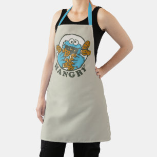 Vintage Cookie Monster Hungrig Schürze