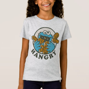 Vintage Cookie Monster   Hungrig T-Shirt