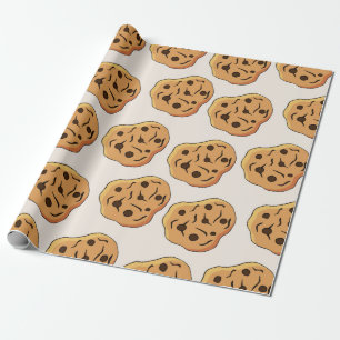 Vintage Cookies nahtlos. Handgezogene Krankheit Geschenkpapier