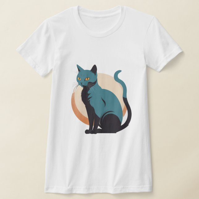 Vintage Cool Cat T-Shirt (Ablage )
