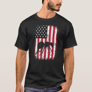 Vintage Coole Ameise Tier Retro USA Amerikanische T-Shirt