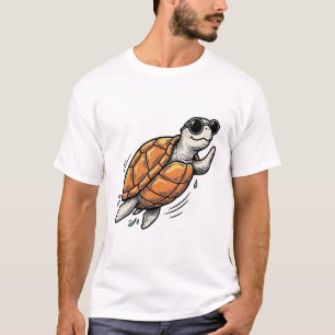 Vintage Coole Meeresschildkröten-Sonnenbrille Vekt T-Shirt