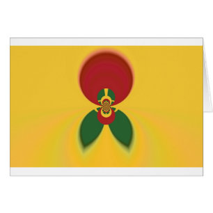 Vintage COOLE NIEDLICHE RETRO Jamaikaner Raster Gi