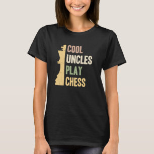 Vintage Coole Onkel spielen Schachkletter Lover T-Shirt
