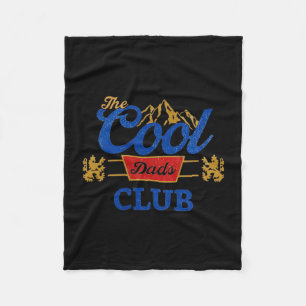 Vintage coole Väter Club lustiger Vater Vatertag Fleecedecke