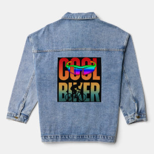Vintage Cooler Biker Jeansjacke