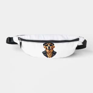 Vintage Cooler Golden Retriever Hund in Sonnenbril Bauchtasche