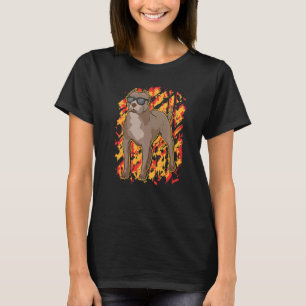 Vintage cooler Pitbull mit Sonnenbrille Pitbulls T-Shirt
