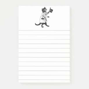 Vintage Cooler Topfhut Katzenfutter Klebezettel Post-it Klebezettel