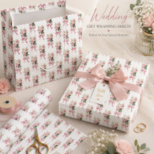 Vintage Coquette Aquarell-Rosa-Rosen- und Schleife