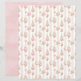 Vintage Coquette Rose Florales Scrapbook-Papier