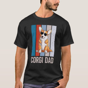 Vintage Corgi Hund T Corgi Vater Sonnenbrille Desi T-Shirt