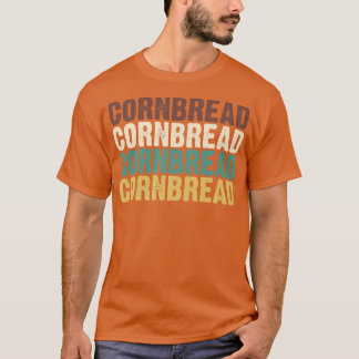 Vintage Cornbread Baking Bread Lovers Retro Pastry T-Shirt