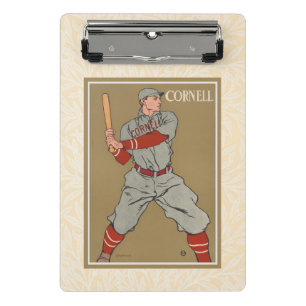 Vintage Cornell Baseball Ivy League Sport Kunst Mini Klemmbrett