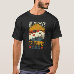 Vintage Cornhole-Spieler, die Holen und Kreuzzug a T-Shirt