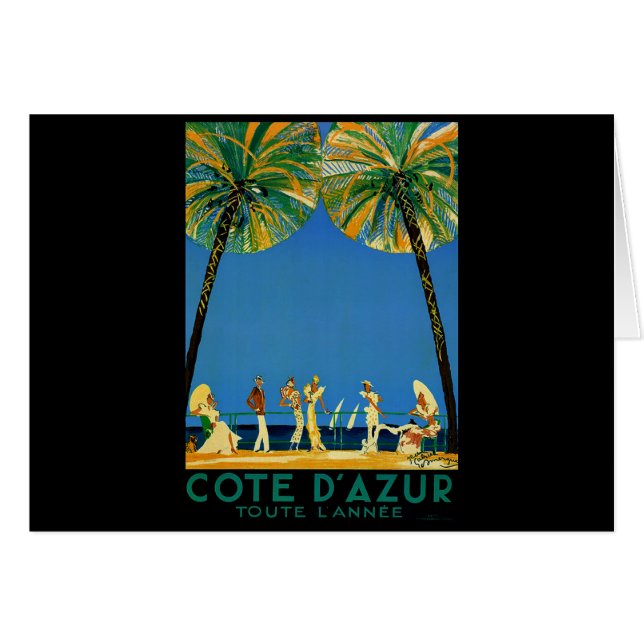 Vintage Côte d'Azur (Vorderseite (Horizontal))