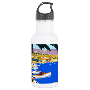 Vintage Cote D'Azur Edelstahlflasche