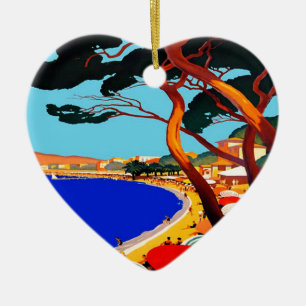 Vintage Côte d'Azur Keramikornament