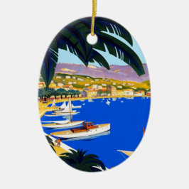 Vintage Cote D'Azur Keramikornament