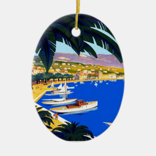 Vintage Côte d'Azur Keramikornament