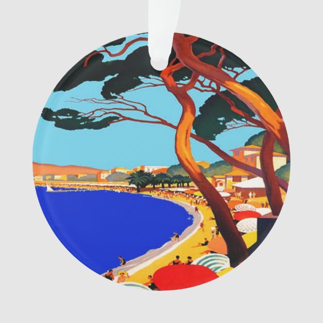 Vintage Côte d'Azur Ornament (Vorderseite)