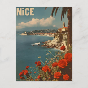Vintage Côte d'Azur Postkarte