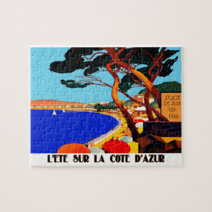 Vintage Côte d'Azur Puzzle