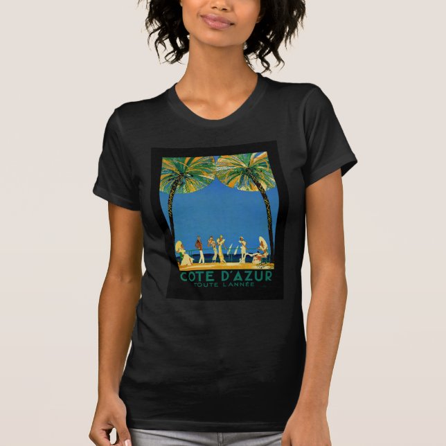 Vintage Côte d'Azur T-Shirt (Vorderseite)