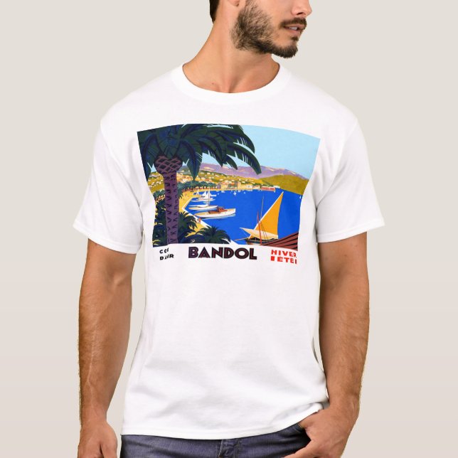 Vintage Cote D'Azur T-Shirt (Vorderseite)