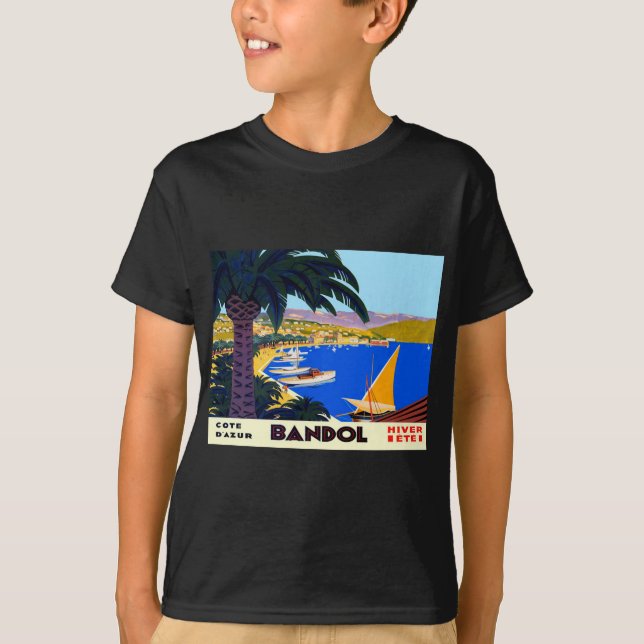 Vintage Cote D'Azur T-Shirt (Vorderseite)