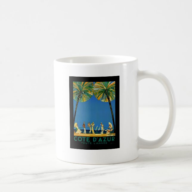 Vintage Côte d'Azur Tasse (Rechts)
