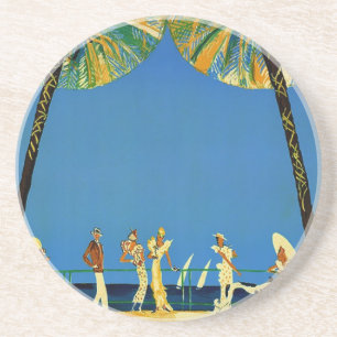 Vintage Côte d'Azur Untersetzer