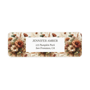 Vintage Cottagecore-Aquarell-Blumen-Erdige Rosen