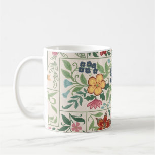 Vintage Cottagecore Blumenmuster Maßgeschneiderte Kaffeetasse