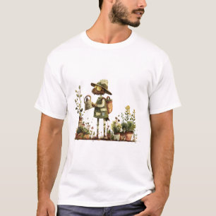 Vintage-Cottagecore-Gärtner-T-Shirt T-Shirt