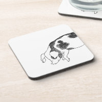 Vintage Cottagecore-Schwein LineArt Minimalist Mus