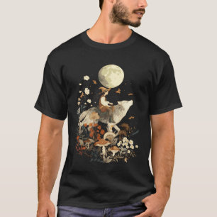 Vintage Cottagecore Vollmondphase Hexen Frauen T-Shirt
