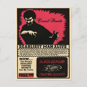 Vintage Count Dante Werbung Postkarte